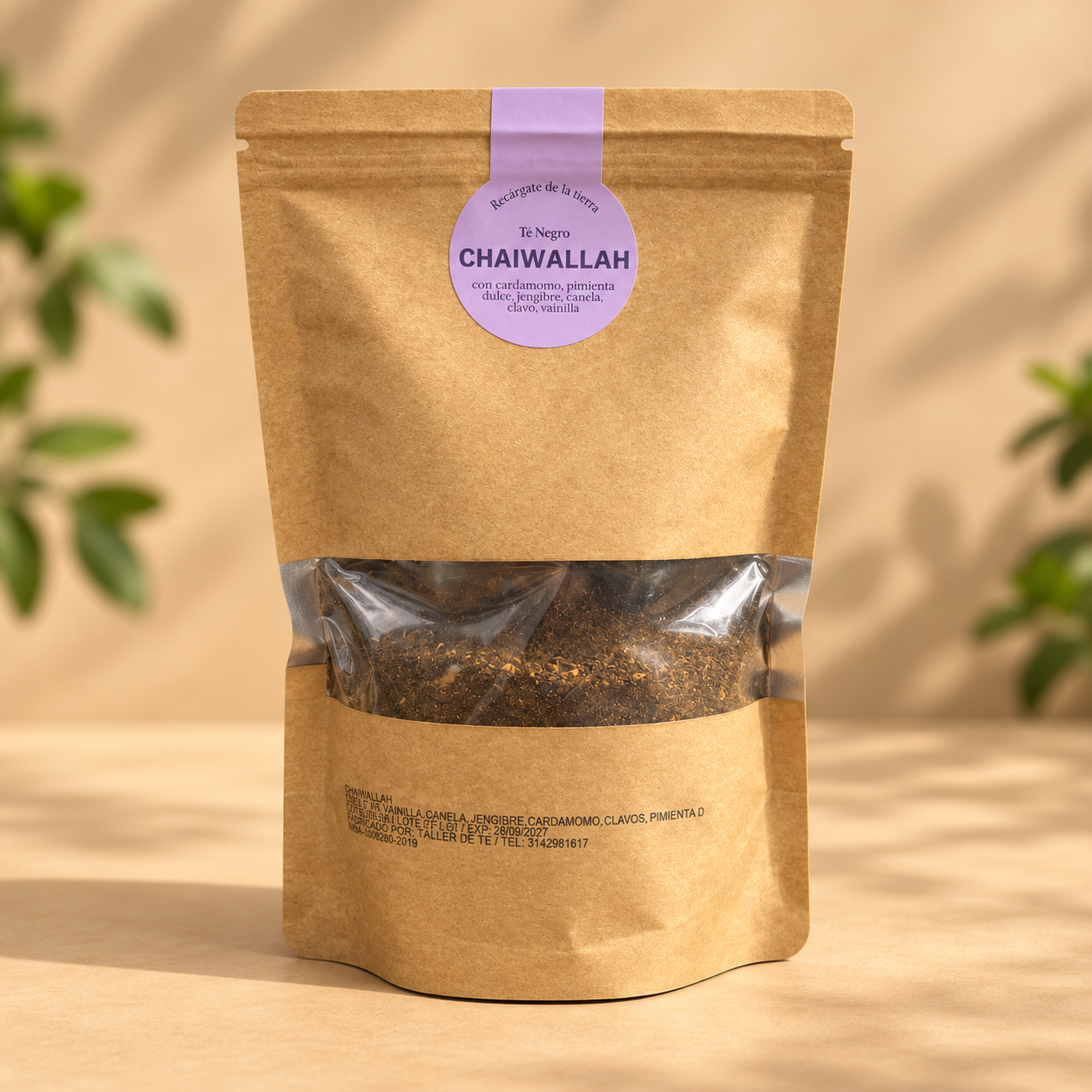 Té Chaiwalah en bolsa kraft